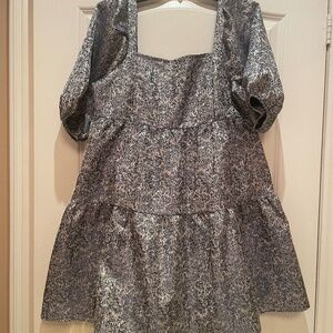 Moon River Tiered Babydoll Style Dress